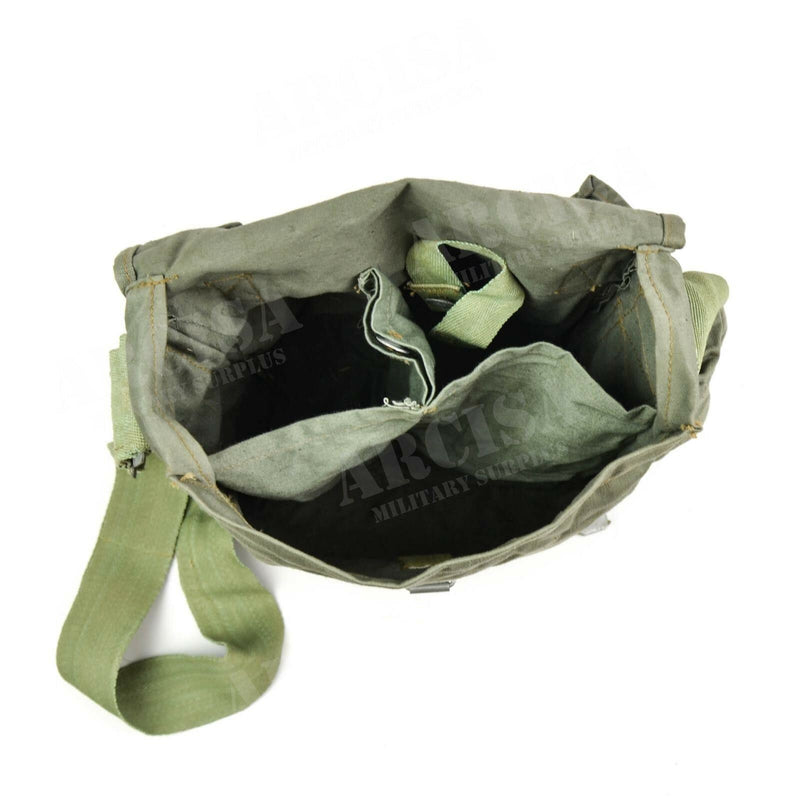 Genuine Polish Military Soviet era gas mask OM-14 carrying bag shoulder pouch