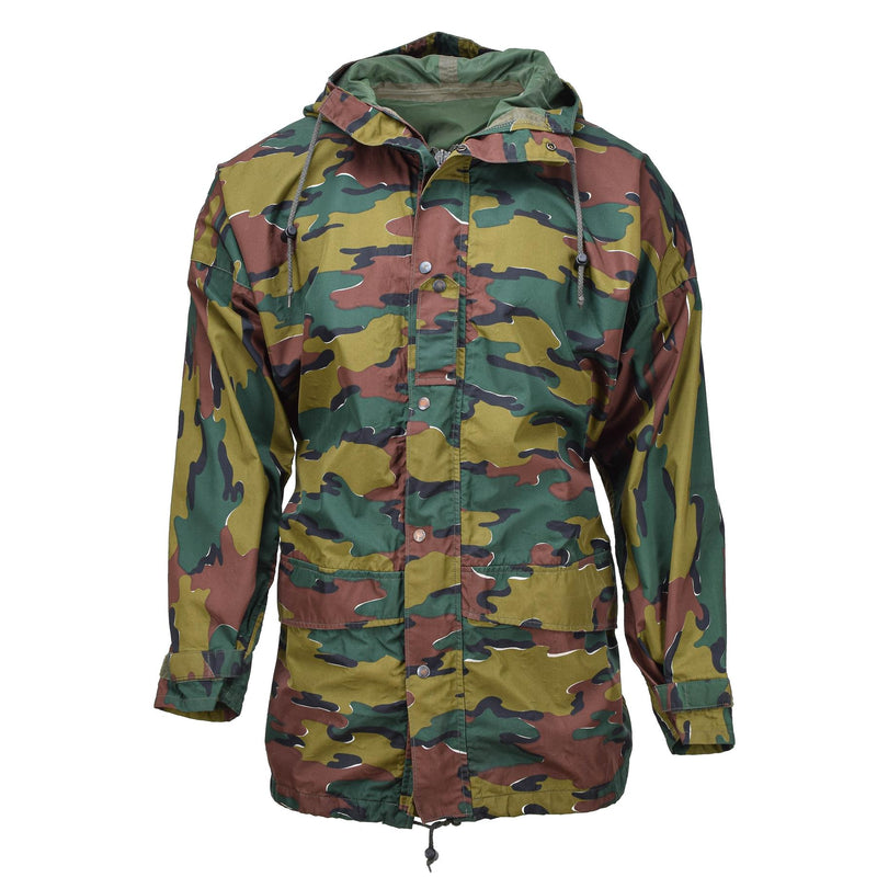 Original Belgian Military waterproof jacket jigsaw camouflage seyntex raincoat