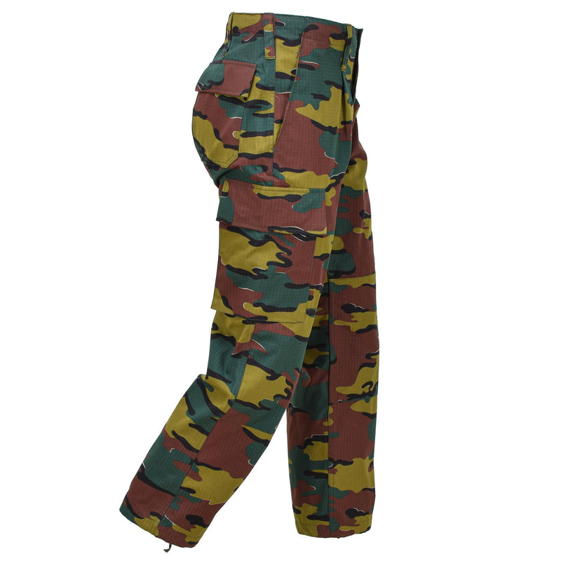 Original Belgian Army field combat pants Ripstop jigsaw camouflage trousers NEW