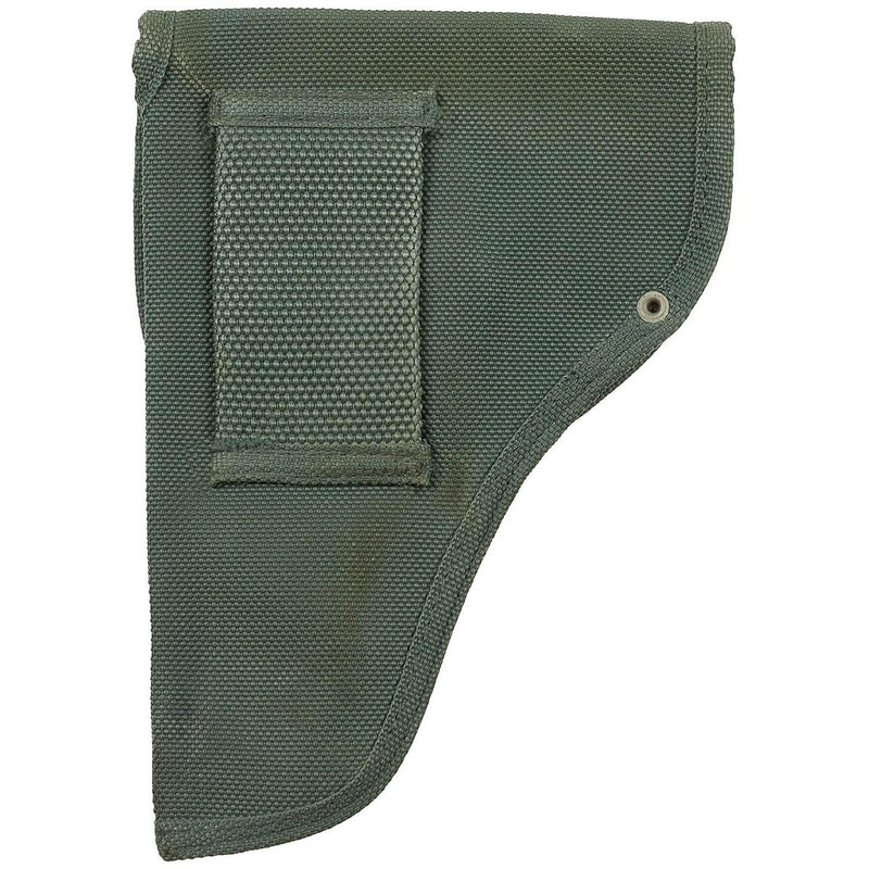 Original Italian military pistol holster canvas gray adjustable hold compact gun