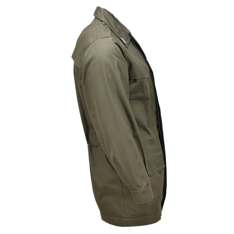 Original Italian Military parka detachable quilted liner field jacket olive NEW