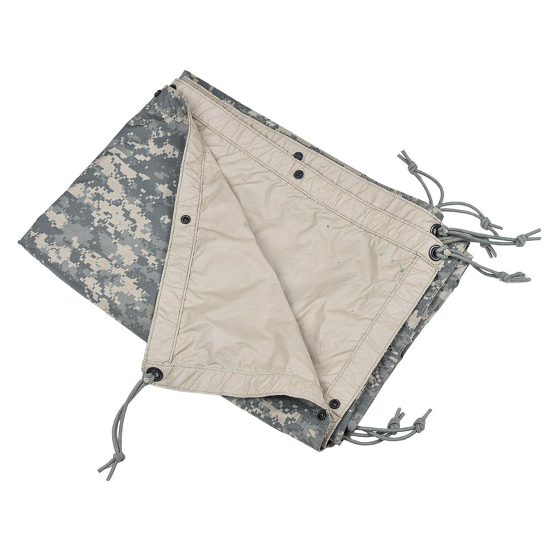 Original U.S. Army Reversible Tarp Ground Cover Blanket Tactical Field Gear