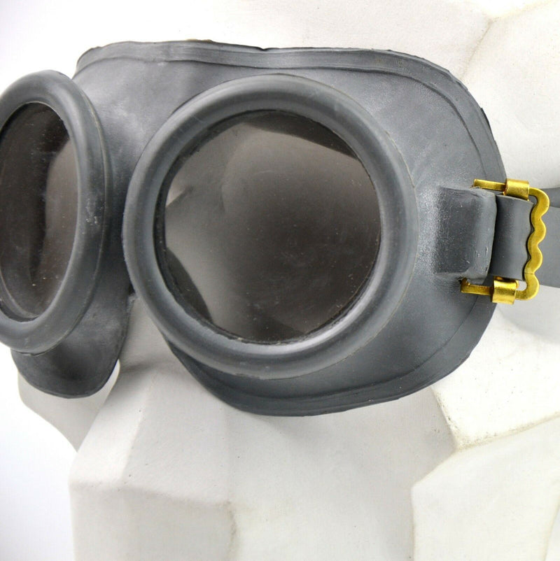 Vintage NATO round goggles eye protection glass army goggles