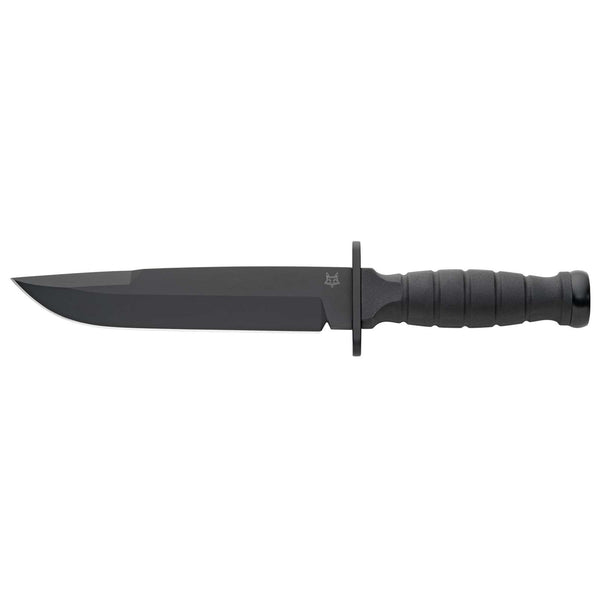 Fox Knives Brand FX-689 defender fixed knife tactical clip point blade Black