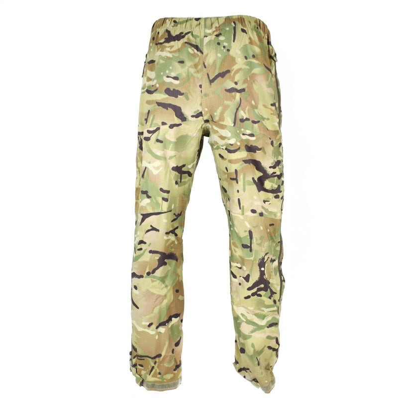 Genuine British army military combat MTP camo rain pants waterproof goretex