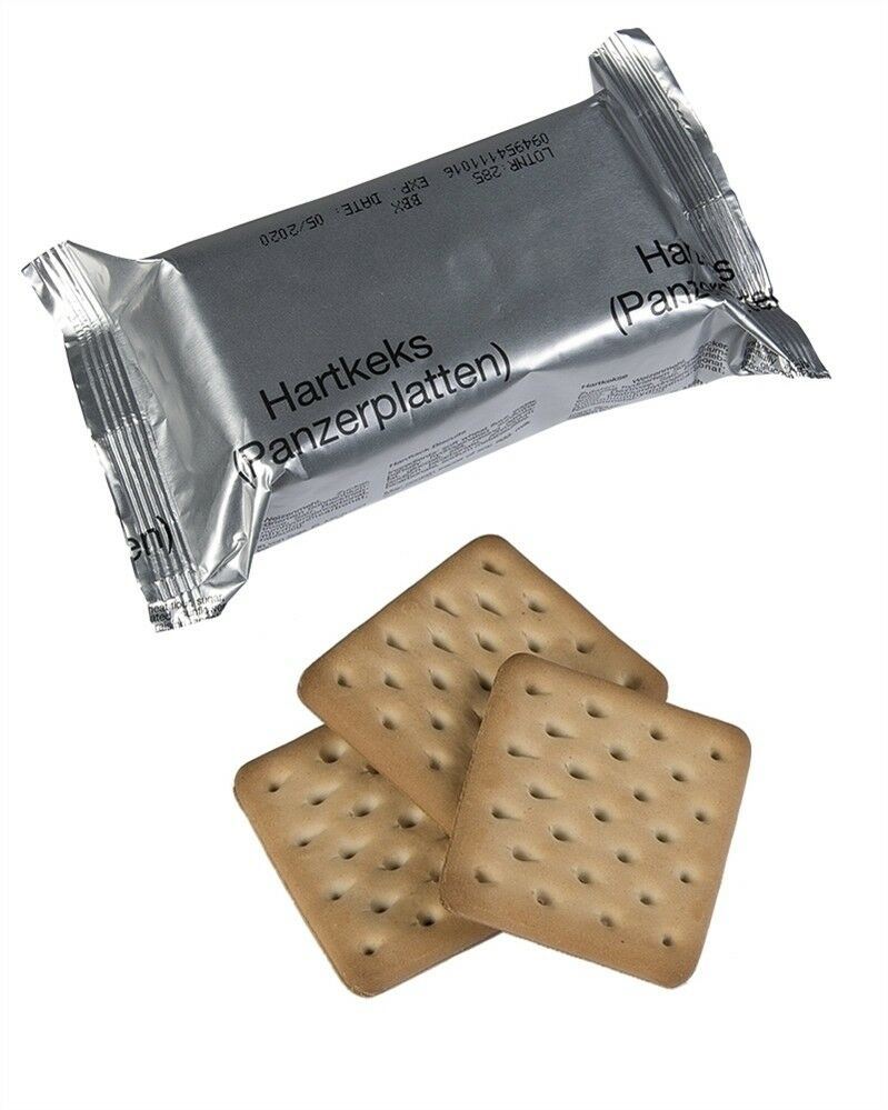 Genuine German army survival food pack Outdoor Biscuits 125g NATO MRE Crackers