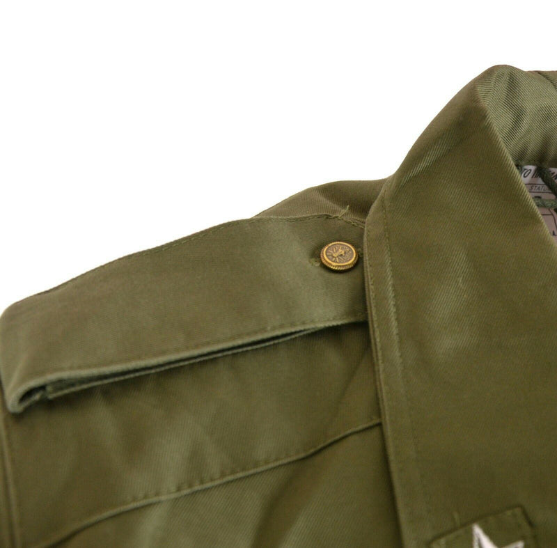 Original Italian army olive green parka military jacket BDU surplus issue coat