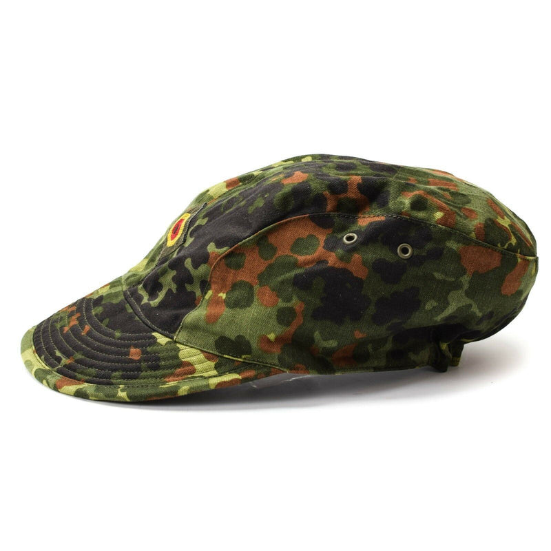 Genuine Original German army air force cap flecktarn camo peak hat military NEW