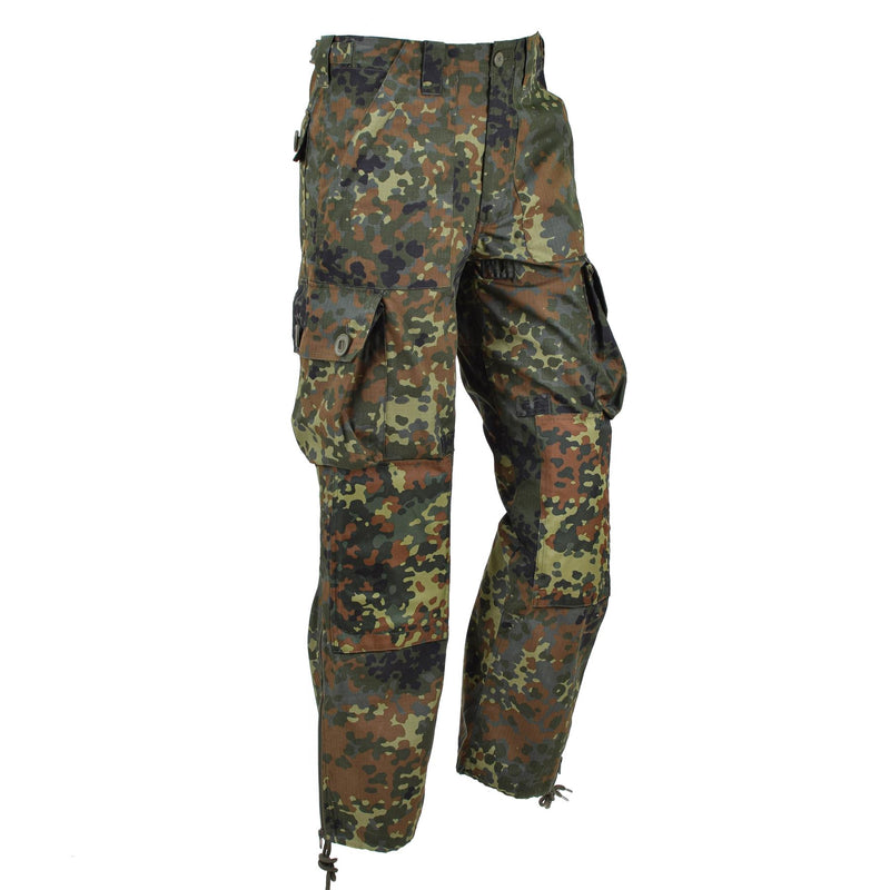 Mil-Tec Brand Military style flecktarn BDU commando pants lightweight ripstop