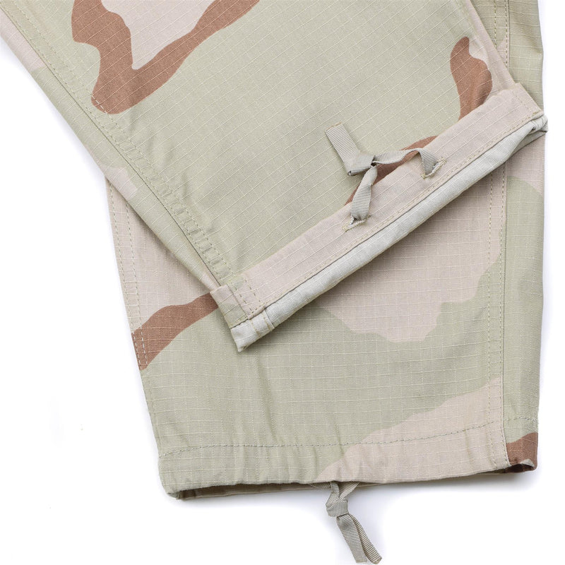 Mil-Tec Brand U.S. Army style cargo pants 3-color desert camouflage BDU pattern