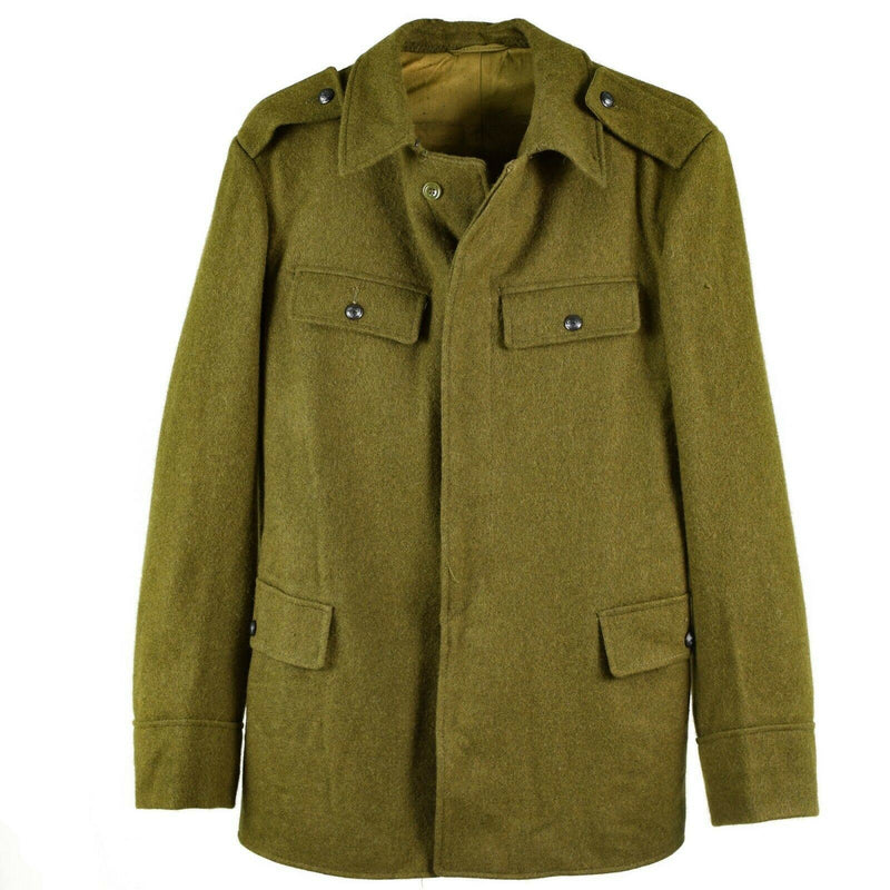 Genuine Romanian army wool jacket combat Khaki OD