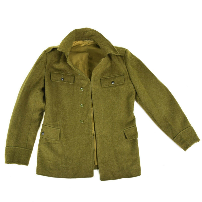 Genuine Romanian army wool jacket combat Khaki OD