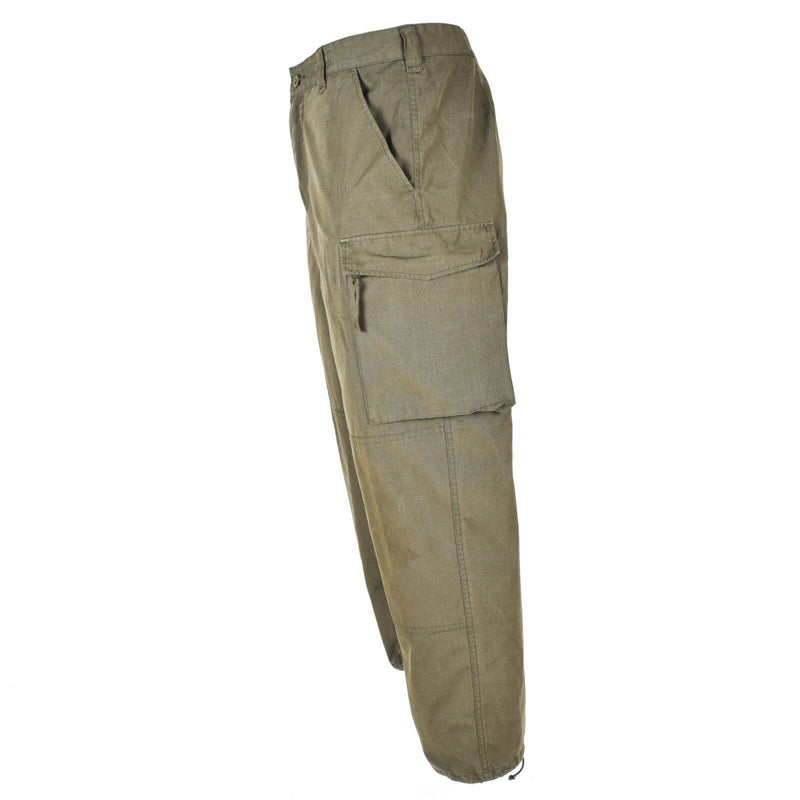 Genuine Austrian army pants Rip stop OD Military combat field Trousers Olive BDU