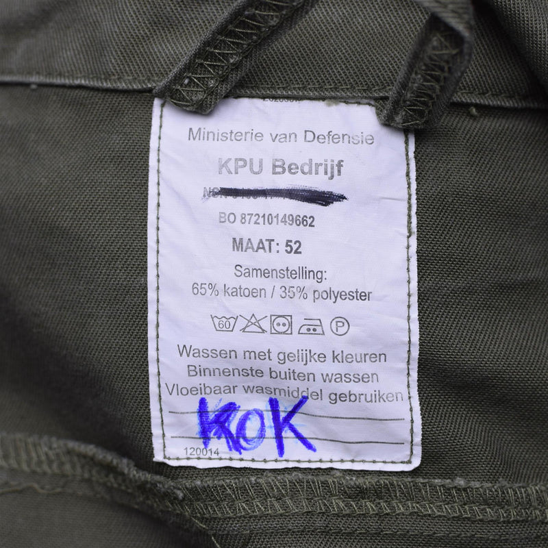 Original Dutch Army Olive OD overall suit coverall jumpsuit