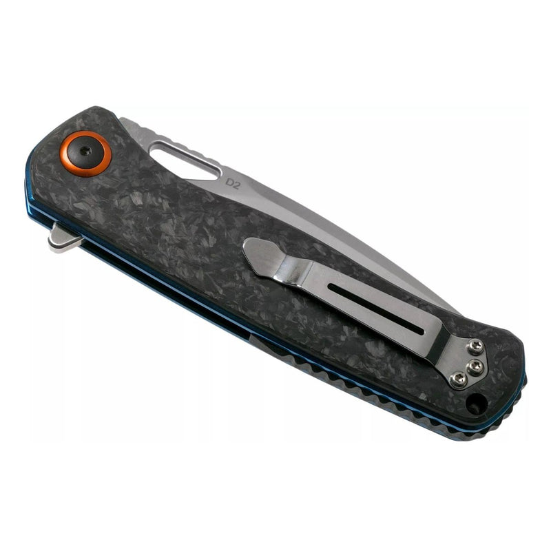 Boker Plus Nebula Pocket Knife D2 Stainless Steel Folding Knife Carbon Handle