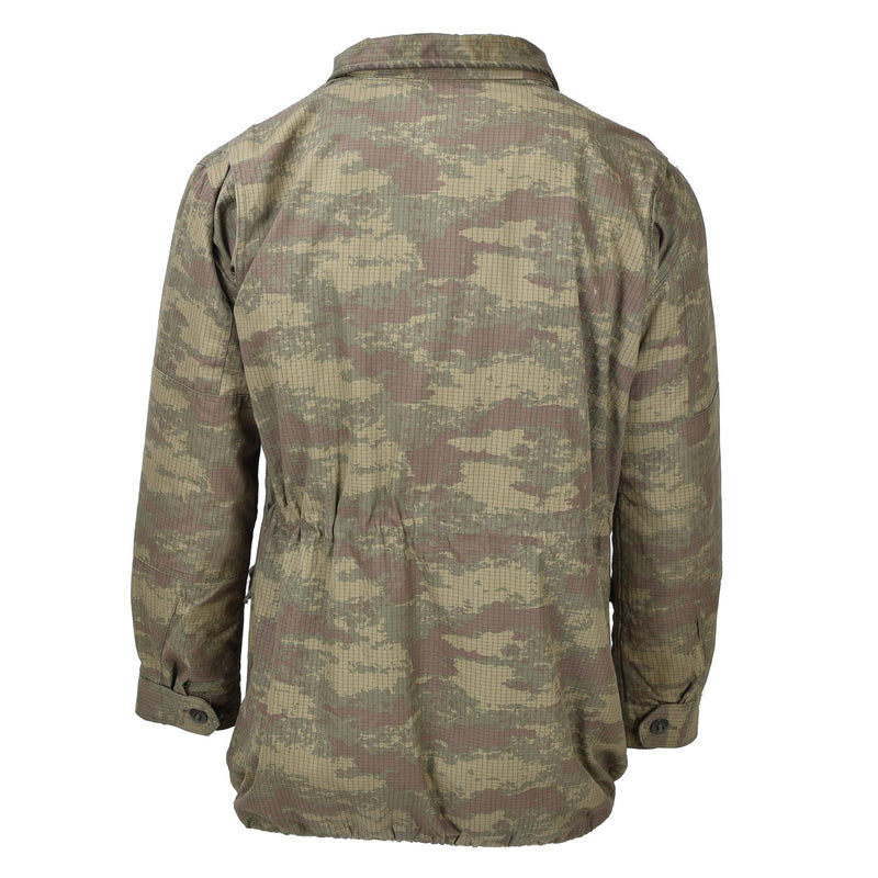 Original Turkish military paratroopers jacket parka camo ripstop lined army