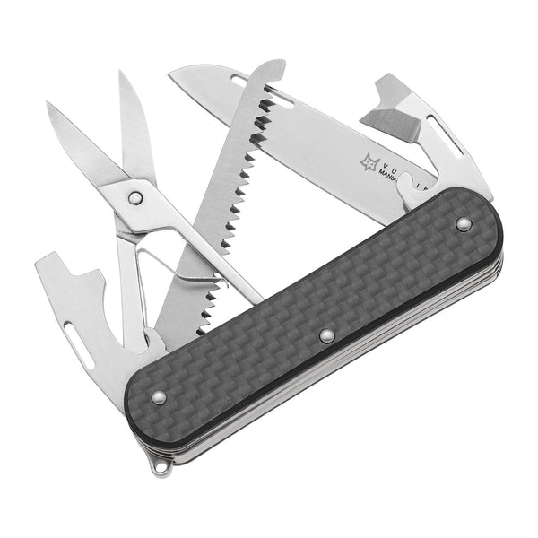 Fox Knives VULPIS FX-VP130-SF5 CF Multi Tool Pocket Knife Stainless Steel M390