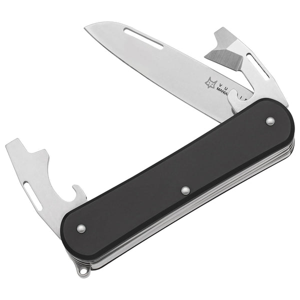 Fox Knives VULPIS FX-VP130-3 BK Multi Tool Knife N690Co Steel Blade Black