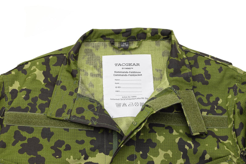 TACGEAR Brand Danish Military style field jacket commando M84 camouflage shirts