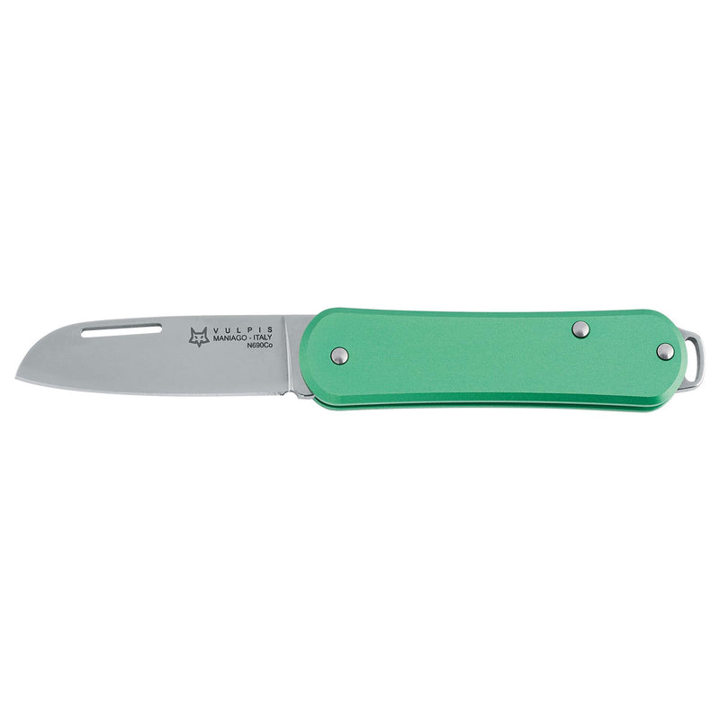 Fox Knives VULPIS FX-VP108 OD Folding Pocket Knife Stainless Steel N690Co Green