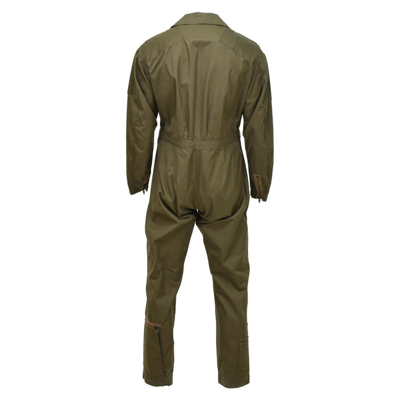 Genuine Italian aircrew flight coverall military suit mechanic olive jumpsuit