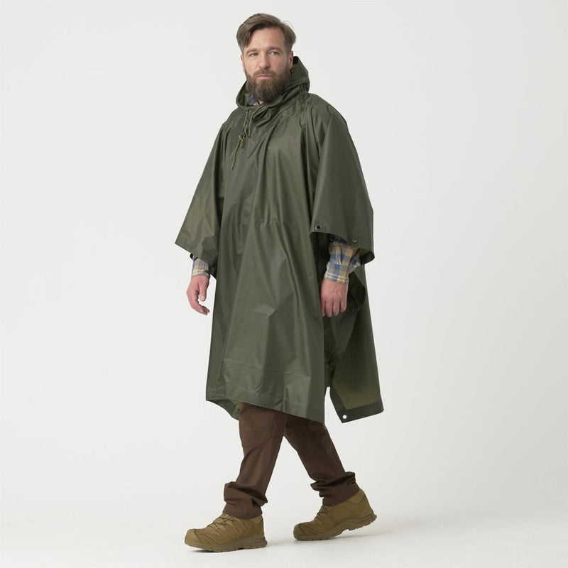 Helikon-Tex U.S. Army Model Poncho Lightweight Waterproof Tactical Rain Gear