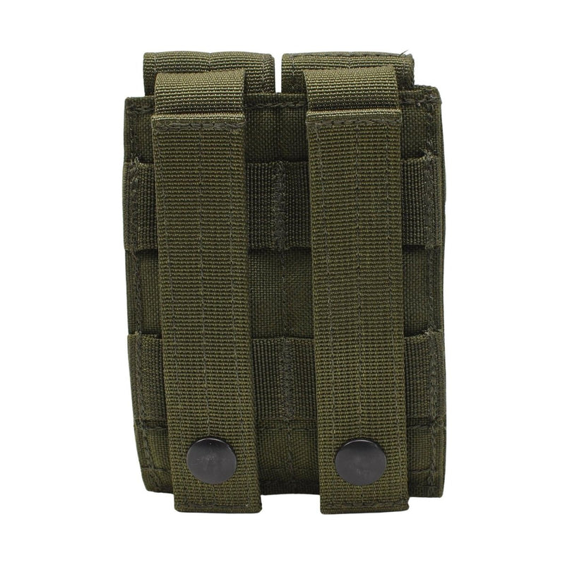 Original British Army double pistol magazine pouch mag bag military field Olive