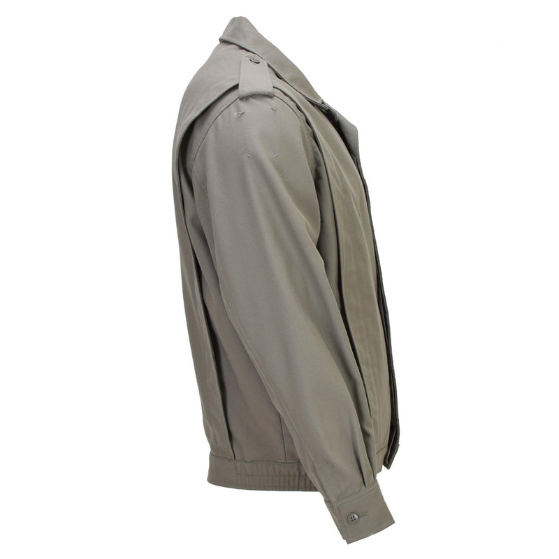 Original French Military Classic Jacket Pleated Elasticated hemline Grey