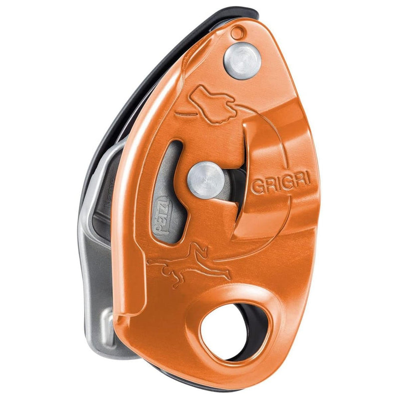 PETZL GRIGRI+ Belay Device Assisted Braking Rock Climbing Rappelling Orange