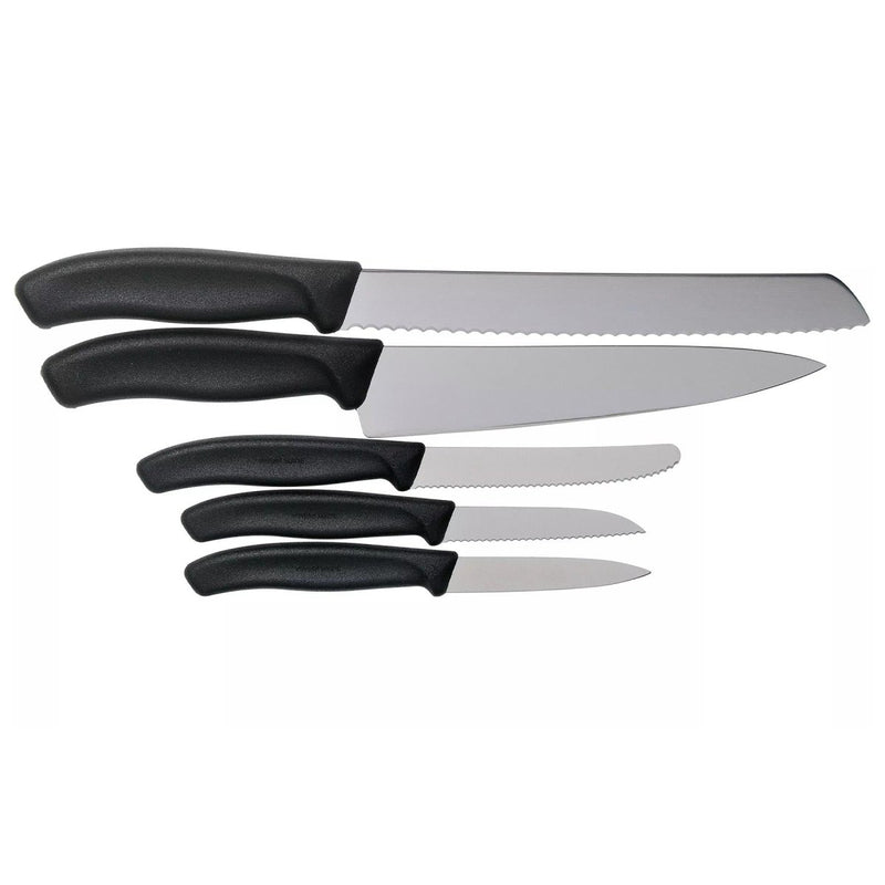 Victorinox Swiss Classic 5 Piece Kitchen Knife Set Stainless Steel TPE Handle