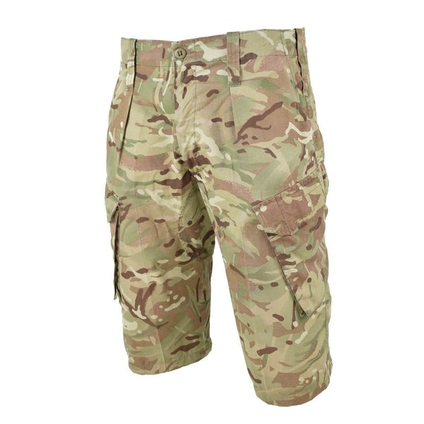 Tactical combat field shorts original British military MTP camo army bermuda lightweight cargo pocket closures