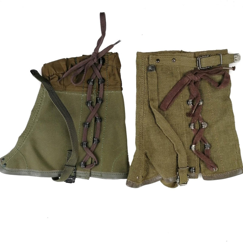 lace up vintage gaiters