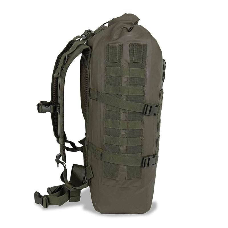 MIL-TEC SEALS DRY-BAG tactical roll-up backpack waterproof 35L military rucksack two compression straps on each side