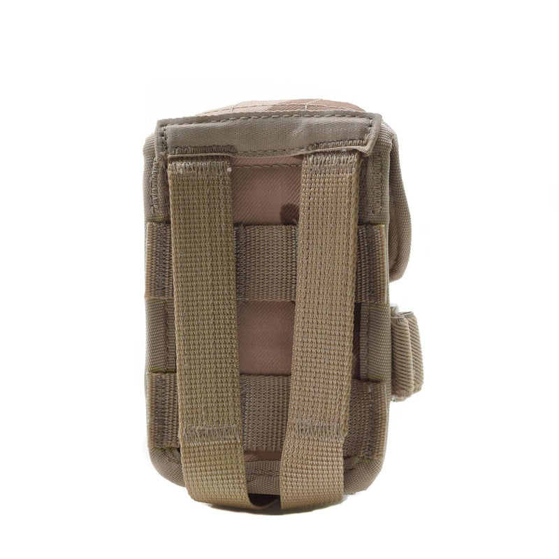 Original Czech Republic military grenade pouch Molle system buckle tactical DPM desert camo drain grommet