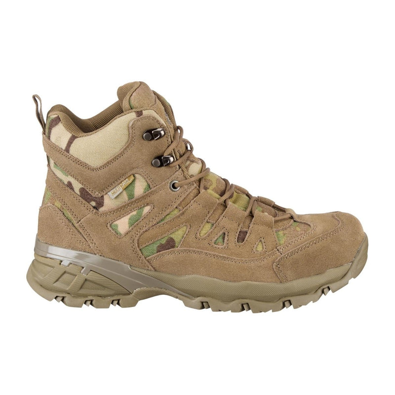 Teesar SQUAD MULTICAM side zipped boots camping hiking trekking combat footwear removable EVA foam insole