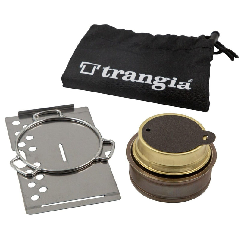 Trangia mini compact ultralight portable stove set burnet kit 1000W liquid fuel petrol alcohol Kerson